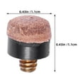 thumbnail image 5 of TEHAUX 20PCS Pool Cue Tips Replacement Kit for Cylindrical Design Billiard Accessories, 5 of 8