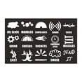 thumbnail image 1 of YSABOXY ☆15pcs Funny Car Dashboard Button Switch On Off Sticker Car Deca, 1 of 1