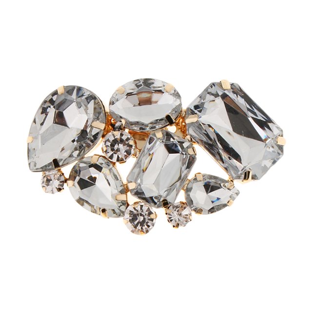 hebilla de zapato de cristal aplique de clip de zapato para decoraciones de boda nupcial Sunnimix Apliques de zapatos