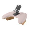 thumbnail image 3 of Manicure Arm Rest Nail Art Pillow Phone Holder Adjustable PU Leather Support for Salon Technicians and Home Use, 3 of 7