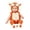 Orange, variant on Ruyang My First Thanksgiving Baby Boy Girl Outfit Turkey Hooded Zip Up Sleeveless Tank Romper Bodysuit with Socks
