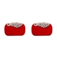thumbnail image 1 of Sonducket Bolso ligero y moderno para accesorios elegantes para el día a día, bolsos de mano, bolso de mano, práctico pavo real rojo y blanco rojo pavo real blanco 2Conjunto, 1 of 6