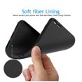 thumbnail image 3 of Tekcoo for iPhone SE 2 2020 / iPhone 7 8 4.7" Cases, Tekcoo Anti-slip Liquid Silicone Gel Rubber Bumper Soft Microfiber Lining Cushion Slim Hard Shell Protective Case Cover -Black, 3 of 8