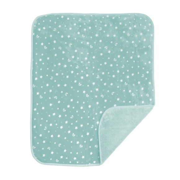 Cobertor con Sherpa Baby Mink Cobertor con Borrega Menta