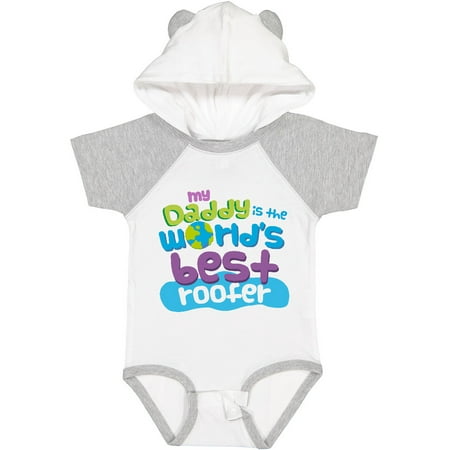 

Inktastic Daddy Worlds Best Roofer Gift Baby Boy or Baby Girl Bodysuit