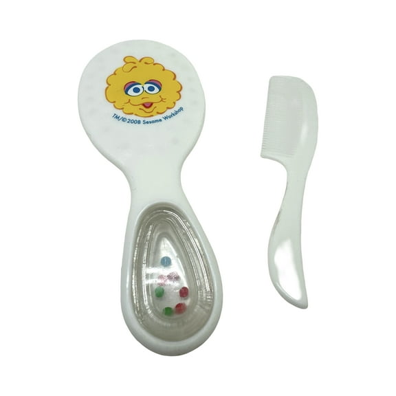 2pk Sesame Street Big Bird Baby Brush and Comb Set