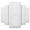 White, variant on Imperial 2-1/4 In. x 12 In. White Plastic Louvered Floor Register RG1449