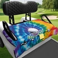 thumbnail image 4 of chaqlin Golf Cart Seat Covers Front Pockets, Compatible with Golf Carts Sports, Golf Cart Seat Towel Protector Fit for EZGO Club Car, Tie Dye Golf Print, 4 of 8