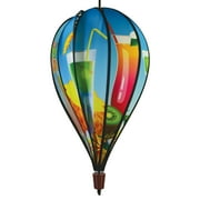 In the Breeze 0993 — Tropical Drinks Hot Air Balloon — 10 Panel Spinning Balloon — Outdoor, Happy Hour Hanging Decoration