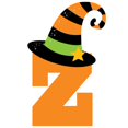 thumbnail image 2 of CafePress - Halloween Letter Z Witch Monogram Long Sleeve Infa - Long Sleeve Infant T-Shirt, 2 of 2