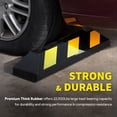 thumbnail image 2 of Yescom 22" Premium Rubber Curb Parking Block Car RV Trailer Wheel Tire Stopper Driveway Stop Aid 2 Packs, 2 of 9
