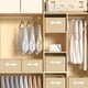 thumbnail image 4 of Juego de organizador de ropa para armario: incluye organizador de ropa plegable y organizador de cajones para un fácil almacenamiento y organización de ropa, ropa interior y calcetines., 4 of 8