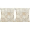 thumbnail image 3 of SAFAVIEH Phoebe Pillow Set of 2 White DEC214A-1818-SET2, 3 of 4