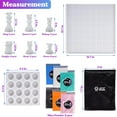 thumbnail image 5 of LET'S RESIN Chess Mold Set - 16 Piece 3D Full Size Chess & Board Silicone Mold for Resin Casting, DIY Gifts, 5 of 8