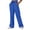 Blue, variant on Women Oversized Wide Leg Cargo Sweatpants JIANLAI ,Drawstring Elastic Waist Casual Athletic Pants With Multi‑Pockets, Soft Cotton‑Blend Loose Fit Streetwear Trousers For Daily Workout Lounging