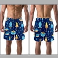 thumbnail image 3 of luoweisi Men's Beach Shorts Quick Dry Swim Trunks with Mesh Lining Candle XL, 3 of 5