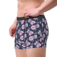 thumbnail image 2 of Disketp Flowers Men's Boxer Briefs,Soft and Breathable Cotton Underwear with ComfortFlex Waistband, 2 of 7