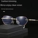 thumbnail image 3 of Exquisitas gafas de lectura con luz azul brillante con incrustaciones de diamantes, elegantes y de moda para mujeres, gafas de lectura con borde sin marco, 3 of 5