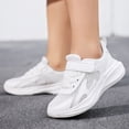 thumbnail image 4 of Dakaela 8-14Y Kids Shoes Toddler Boys Girls Athletic Running Sports Sneakers Lightweight Breathable Casual Tennis Shoes with Hook and Loop Light Gray 13.5, 4 of 8