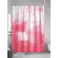 thumbnail image 5 of Shower Curtains Abstract Oil Painting Bath Curtain Pink Waterproof Bathroom Shower Curtain Set with Hooks Decoration 72 x 72 Inches, 5 of 7
