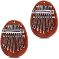 thumbnail image 1 of Symmetry Finger Thumb Piano, 8 Key Exquisite Finger Thumb Piano, Finger Thumb Piano, Mini Thumb Piano, Kalimba 8 Key Exquisite for People of All Ages and Music Lovers 2PCS,Multicolor,A, 1 of 7