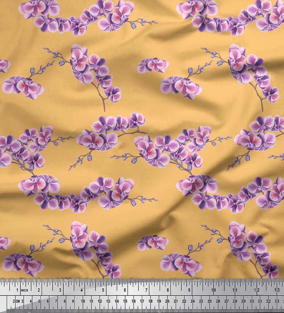 Royal Orchid Silk Wool Fabric