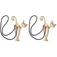 thumbnail image 5 of Pendentif Fixateur de rideau Kitty Aimant Paire de sangles de rideau Or, 5 of 5