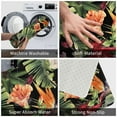 thumbnail image 4 of Haiem Watercolor Tropical Flowers Front Door Mat Indoor Outdoor Entrance, Waterproof All-Season, All-Weather Doormat, Durable Flannel Fabric, Fade Resistant, Low Profile, 16x24in, 4 of 9