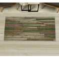 thumbnail image 1 of Rustic Decorative Rug, Grunge Wood Planks Barn House Door Nails Country Farm House Life Theme Layout, Quality Carpet for Bedroom Dorm and Living Room, 6 Sizes, Khaki Green, by Ambesonne, 1 of 1