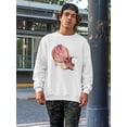 thumbnail image 2 of Triceratops Watercolor! Sweatshirt Men -Image by Shutterstock, Male XX-Large, 2 of 4