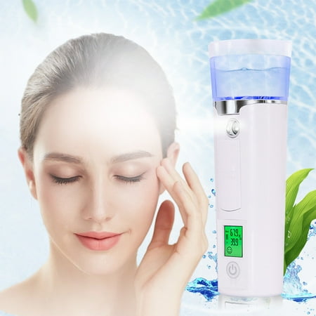 

Kafsov Rechargeable Facial Hydrating Spray Portable Beauty Instrument with Power Bank Function White