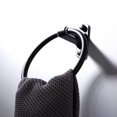 thumbnail image 3 of nipocaio Wall Mounted Towel Rack, Metal Wall Mounted Towel Ring, for Bathroom and Kitchen, Black, 3 of 5