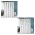thumbnail image 4 of Cortina de baño Naiovety blanca moderna impermeable poliéster 27*24 cm, 4 of 6