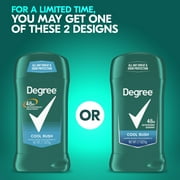 Degree Men Original Antiperspirant Deodorant for Men Cool Rush, 2.7 oz