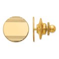 thumbnail image 1 of 14k Yellow Gold Mens Circular Line Tie Tac Lapel Pin Bar   For Dad Mens  For Him, 1 of 6