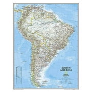 National Geographic Reference Map National Geographic South America Wall Map - Classic (23.5 X 30.25 In), (Paperback)