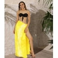 thumbnail image 2 of HAPPY BAY Women's Beachwear Summer Bikini Wraps Beach Wrap Swimwear Coverups Sarong Swim Cover up Skirt Bathing suit Swimsuit Pareo for Women One Size Gold, Sun, 2 of 4