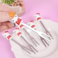 thumbnail image 2 of Fourchettes 6 Pcs Dessin Animé Hello Mini Fourchette à Fruits Chat Couverts Gâteau Dessert Enfants / Fourchettes Rouge, 2 of 5