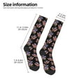 thumbnail image 2 of KLL Bouquet Print Cool Socks Men's Women's Crew Socks Funny Crazy Novelty Stockings, 2 of 6