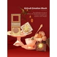 thumbnail image 2 of GIRLCULT Powder Blush Emotion Series Blush Makeup Palette, Blends Easily Contours Cheeks, 2 of 6