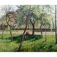 thumbnail image 2 of Pissarro, Camille 23x20 Black Modern Framed Museum Art Print Titled - An Enclosure in Eragny, 2 of 4