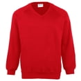 thumbnail image 1 of Maddins Sweat-Shirt Col en V Colorure pour Enfants / Tenue Scolaire (Lot de 2), 1 of 1