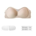 thumbnail image 5 of XIYON Bras For Women Strapless Bra For Female Non Slip Push Up Wire Comfort Lift And Support Droop No Show Bandeau Bra Comfortable, 5 of 7