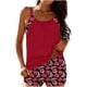thumbnail image 2 of Traje de baño tankini para mujer Conjunto de estampado de moda para mujer Traje de baño deportivo de dos piezas para mujer Conjunto de traje de baño con pantalones cortos Traje de baño de dos piezas p, 2 of 7