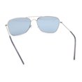 thumbnail image 4 of Concave Curved Metal Vintage Double Bridge Air Force Pilots Sunglasses Silver - Grey, 4 of 4