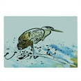 thumbnail image 2 of Egret Cutting Board, Heron Bird in Design Painting with Grunge Paint Splashes Winged Animal, Decorative Tempered Glass Cutting and Serving Board, in 3 Sizes, by Ambesonne, 2 of 5