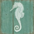 thumbnail image 3 of Mollie B. 20x20 Black Modern Framed Museum Art Print Titled - Seahorse, 3 of 5