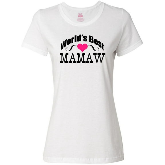 Inktastic World's Best Mamaw Women's T-Shirt