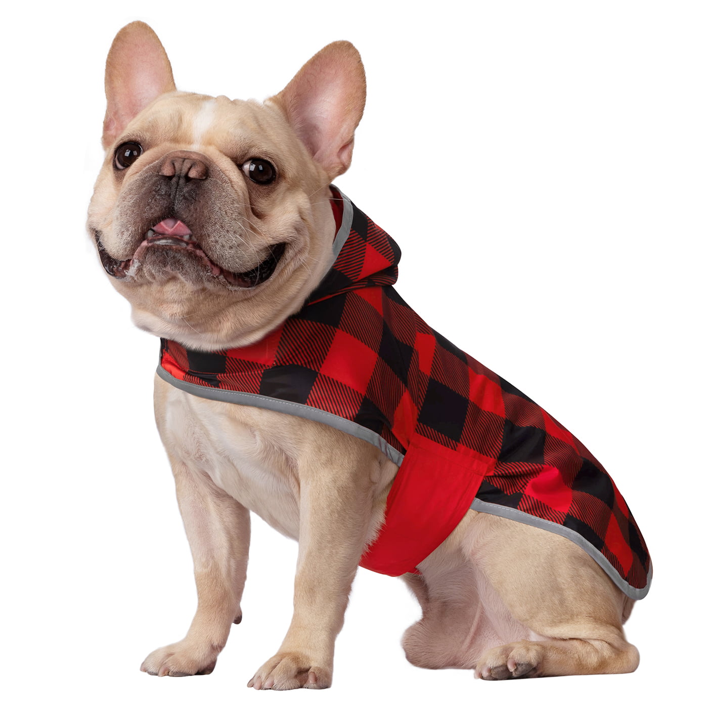 HDE Reversible Dog Raincoat Hooded Slicker Poncho Rain Coat Jacket for Small Medium Large Dogs