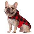 thumbnail image 5 of HDE Reversible Dog Raincoat Hooded Slicker Poncho Rain Coat Jacket for Small Medium Large Dogs Buffalo Plaid / Red M, 5 of 7